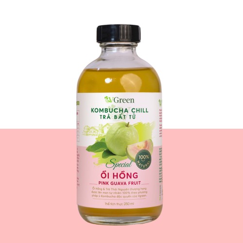 Vkombucha Chill Ổi Hồng  250ml(TT)